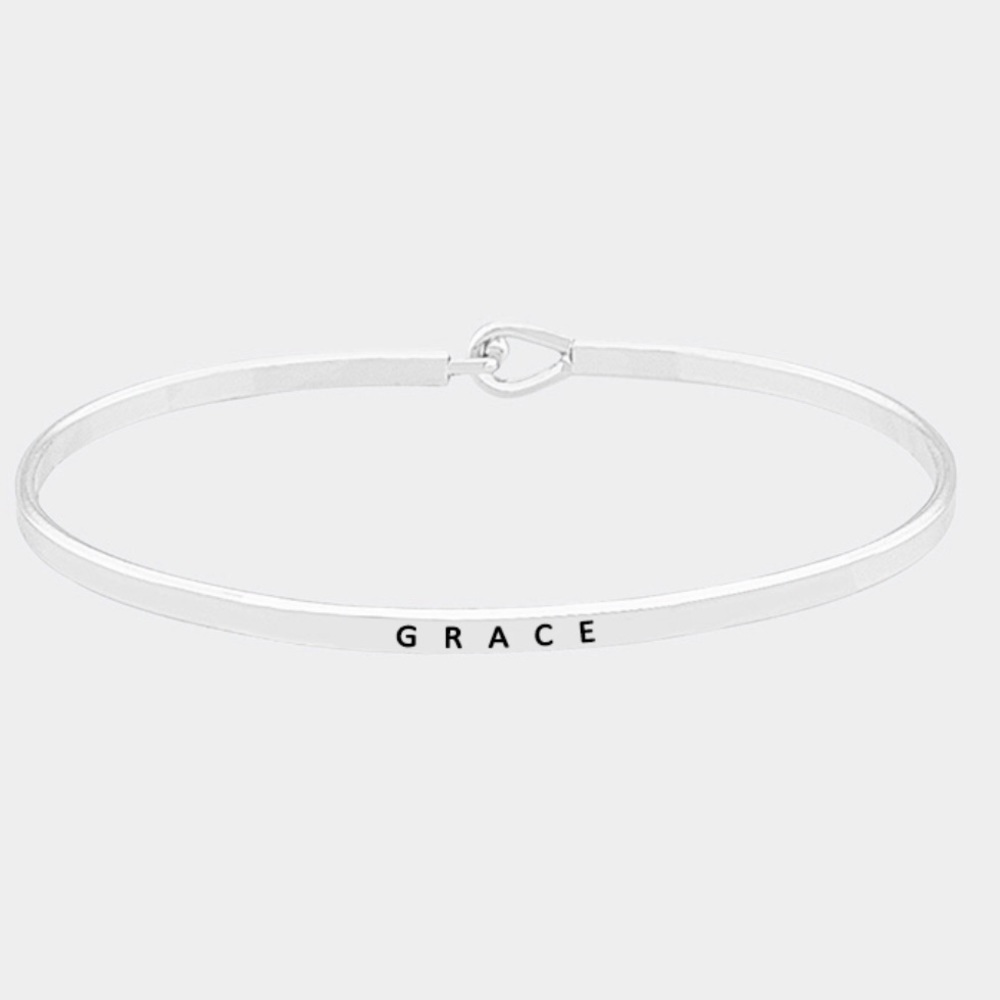 Grace silver tone bracelet